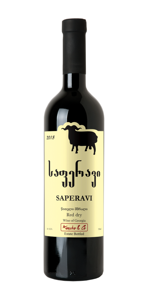 Koncho & Co Saperavi Qvevri Wine Georgia 750ml bottle