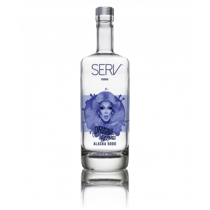 SERV VODKA Original Unflavored, Alaska 5000 750 ml