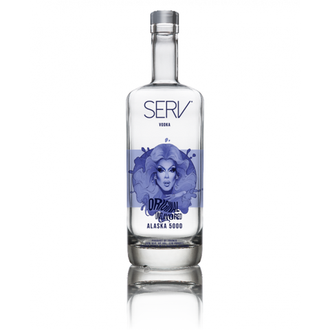 SERV VODKA Original Unflavored, Alaska 5000 750 ml
