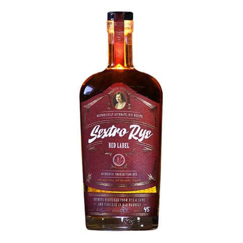 Sextro Rye Red Label 750ml bottle