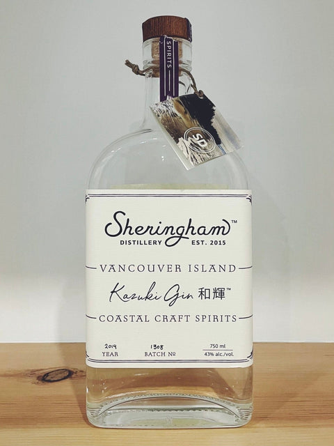 Sheringham Distillery Vancouver Island Kazuki Gin Coastal Craft Spirit Batch 1373 750 ml