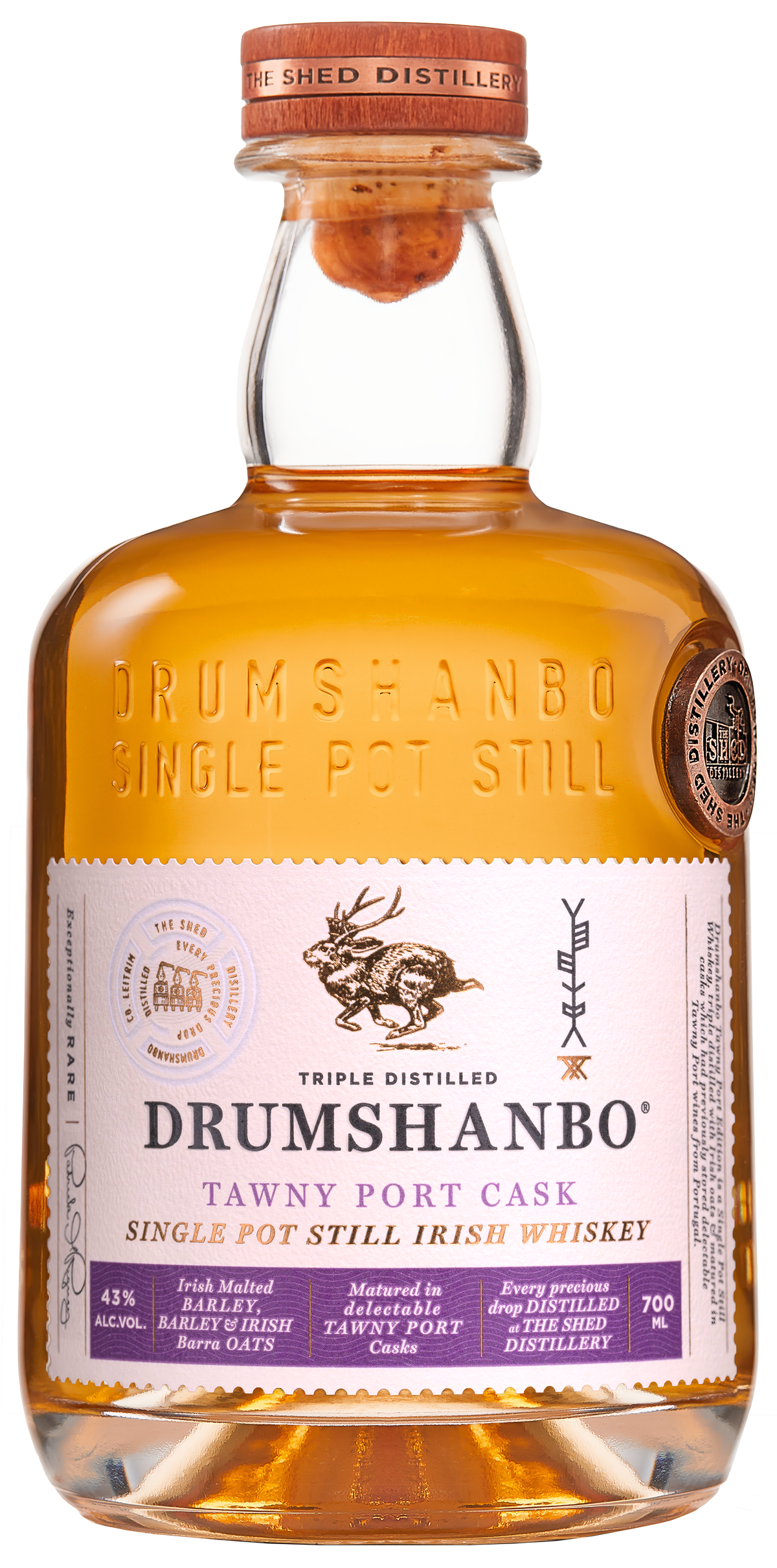 Drumshanbo Tawny Port Cask Single Pot Still Irish 700 ml