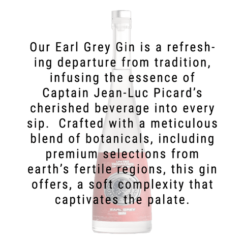 Star Trek Spirits United Federation of Planets Earl Grey Gin 750ml bottle