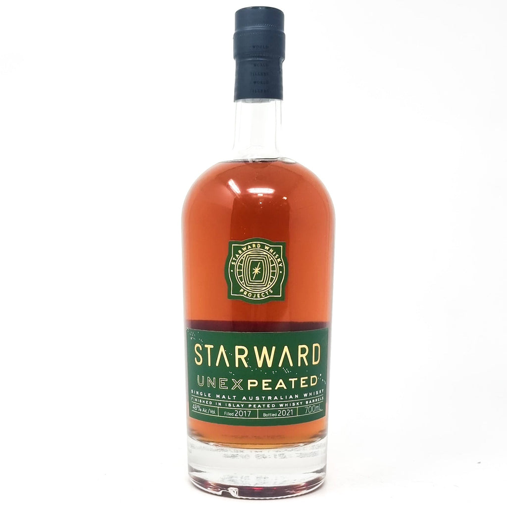 Starward UnexPeated single malt Australian whisky finished in Islay peated casks 700ml bottle
