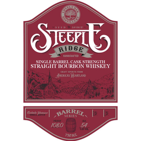 Lonely Oak Steeple Ridge Single Barrel Cask Strength Barrel Series 750 ML