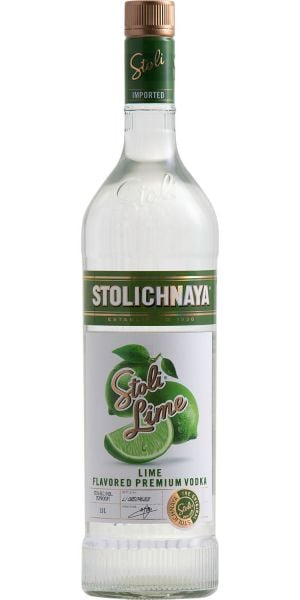 Stolichnaya Lime Flavored Premium Vodka 1L