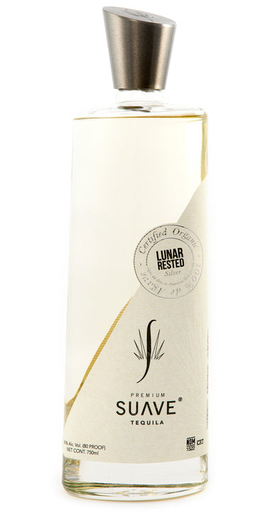 Suave Lunar Rested Silver Tequila 750 ml