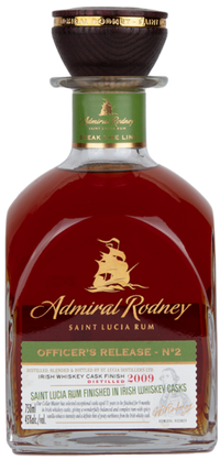 Admiral Rodney Admiral Rodney Saint Lucia Officer's Release No.2 Irish Whiskey Cask Finish 750 ml