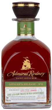 Admiral Rodney Admiral Rodney Saint Lucia Officer's Release No.2 Irish Whiskey Cask Finish 750 ml