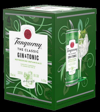 Tanqueray Tanqueray The Classic Gin & Tonic (4 Pack) 355ml