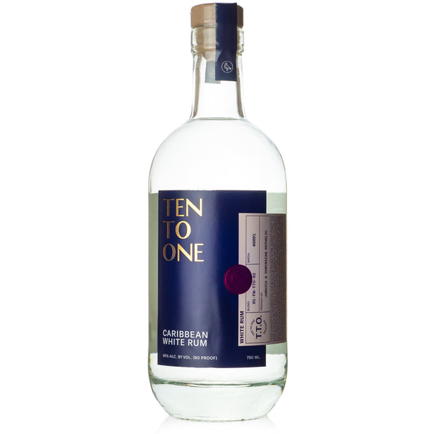 Ten To One Caribbean White Rum 750 ml