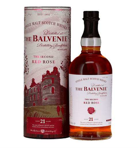 The Balvenie The Second Red Rose 21 Year Old Single Malt Scotch Whisky 750 ml