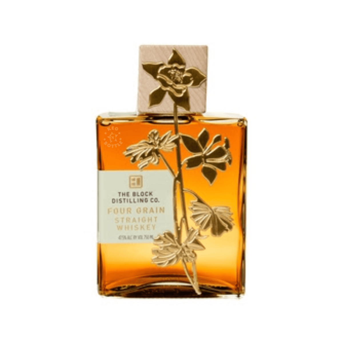The Block Distilling Co. Four Grain Straight Whiskey 750ml