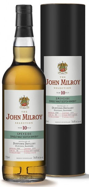 The John Milroy Selection  Dufftown Speyside Single Scotch 10 year 750 ml