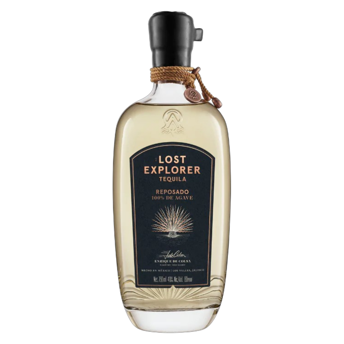 The Lost Explorer Tequila Reposado 100% de agave 750ml bottle