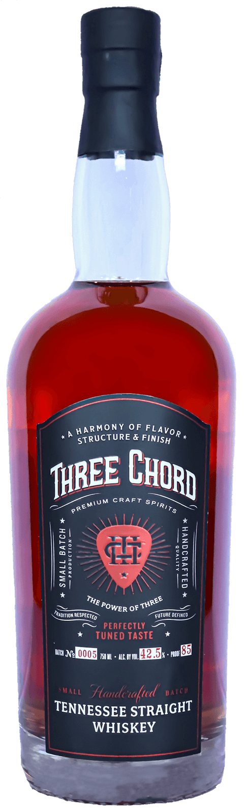 Three Chord Small Batch Handcrafted Tennessee Straight Whiskey 750 ml