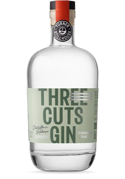 Three Cuts Distillers Release Bold Exotic Tasmania Gin 700ml bottle