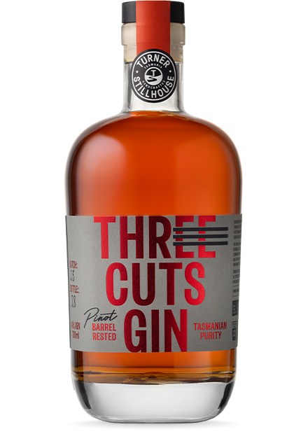 Three Cuts Pinot Barrel Rested Tasmania Gin 700ml bottle