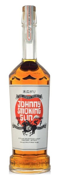 Johnny Smoking Gun Two James Spirits Hachi 8 Nana7 Whiskey Distilled From Grain 87 Proof  (Batch # 21-1) 750 ml