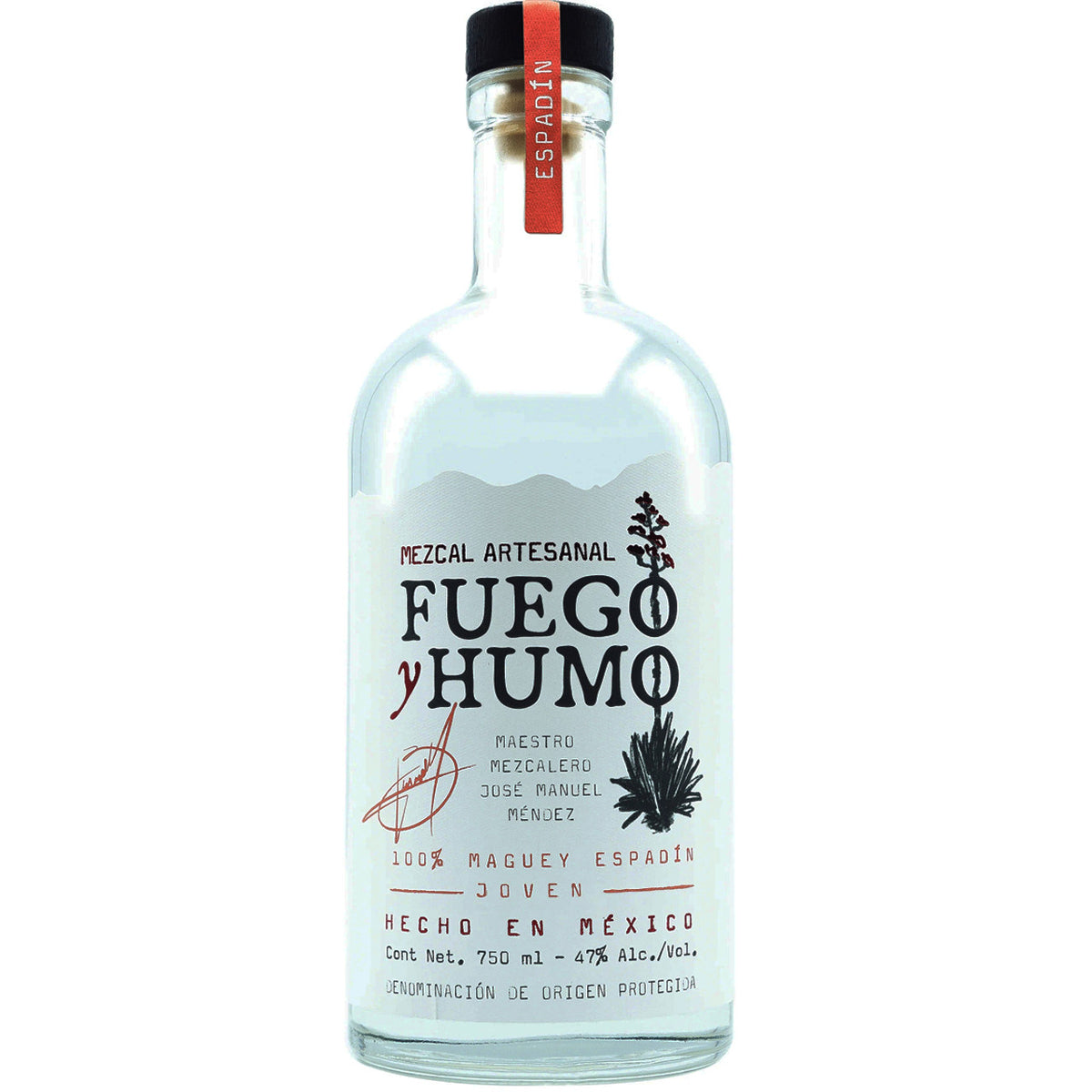 Fuego y Humo Maguey Joven Espadin 750 ml