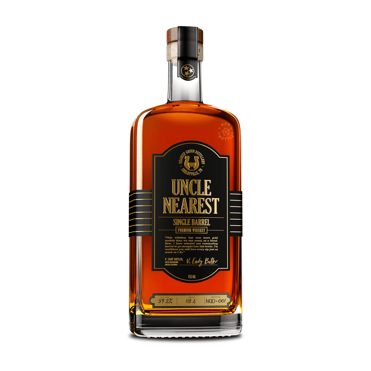 Uncle Nearest Single Barrel Whiskey 750ml