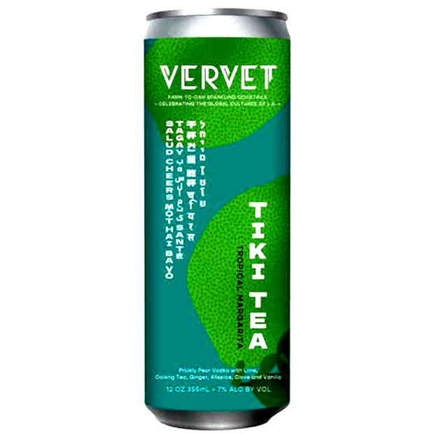 Vervet Tiki Tea Sparkling Canned Cocktail 12 oz