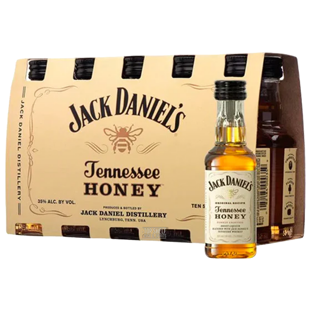 Jack Daniel's Tennessee Honey Flavored Whiskey (10-Pack 50
