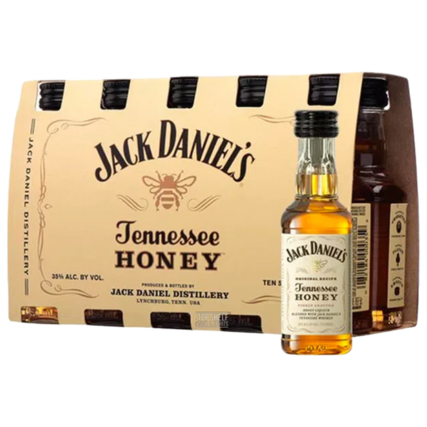 Jack Daniel's Tennessee Honey Flavored Whiskey (10-Pack 50