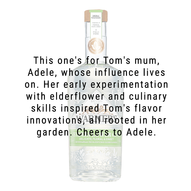 Warners Elderflower Gin 750 ml