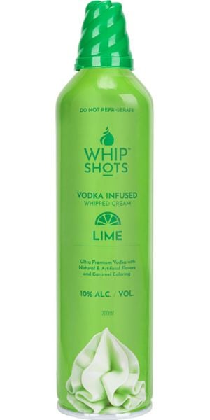 Whip Shots Vodka infused Lime Whipped Cream 200 ml