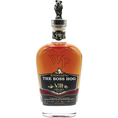 WhistlePig The Boss Hog VIII Lapulapus Pacific Straight Rye Whiskey Finished In Single Island  Philippine Rum Barrel 8 Edition (Barrel 71)Proof 105.7 750 ml