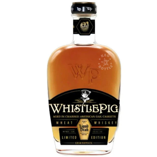 WhistlePig X Liquid Death Gravestock Wheat Whiskey 750ml