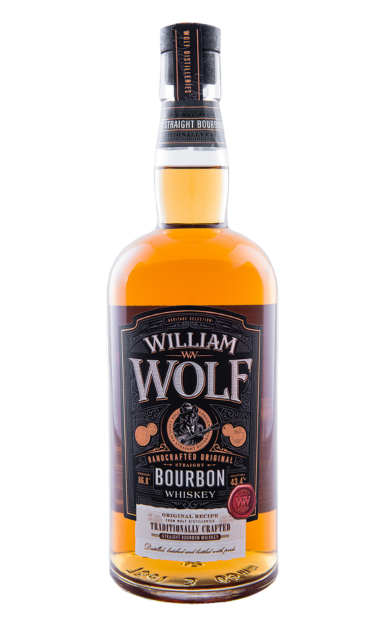 William Wolf Straight Bourbon Whiskey 750ml bottle