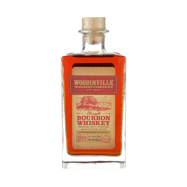 Woodinville Straight Bourbon Whiskey Applewood Staves 750ml