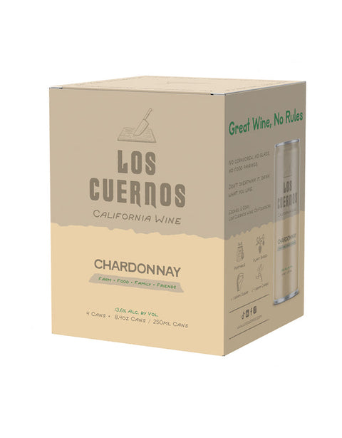Los Cuernos Chardonnay 4pk