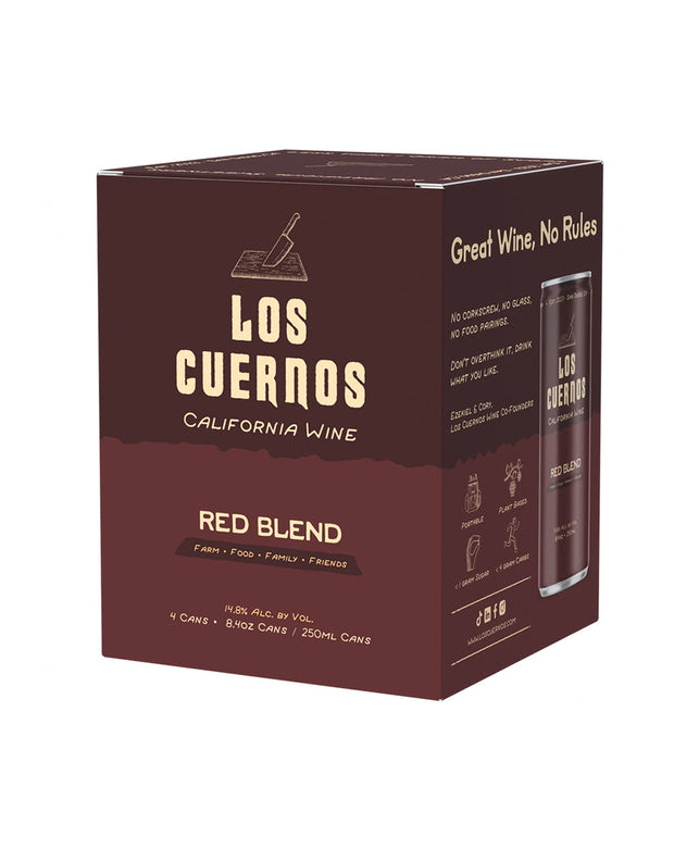 Los Cuernos Red Blend 4pk