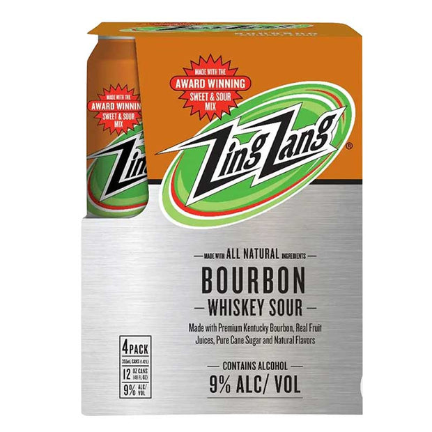 Zing Zang Bourbon Whiskey Sour (4 pack) 355 ml