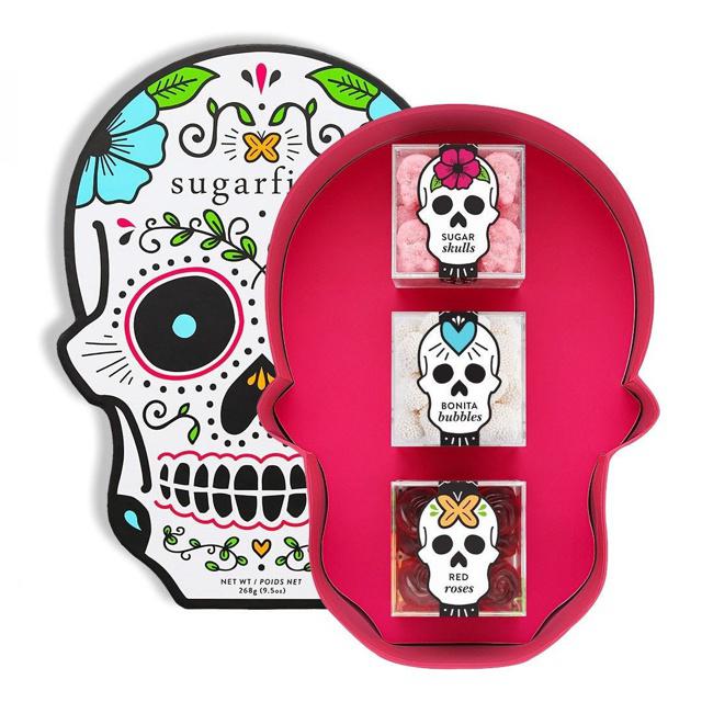 Sugarfina Sugar skulls 3 pcs candy bento box