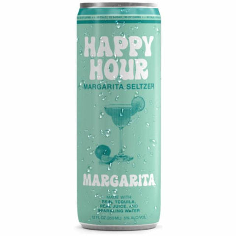 Happy Hour Margarita Seltzer (4 Pack) 12 oz