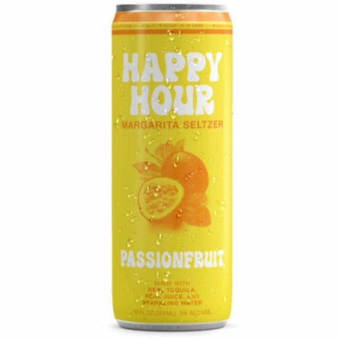 Happy Hour Margarita Seltzer Passionfruit (4 Pack) 12 oz