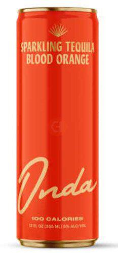 Onda Spakling Tequila Blood Orange (4 Pack) 12oz