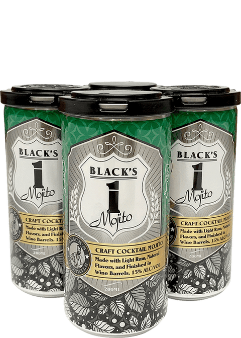 Black Cocktails Blacks 1 Mojito Craft Cocktail Mojito (4 Pack) 200 ml