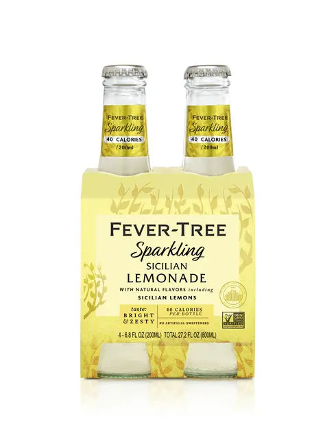 Fever Tree Sparkling Sicilian Lemonade (4 Pack) 200 ml