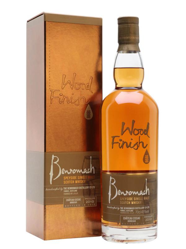 Benromach Speyside Single Malt Scotch Whiskey Wood Finish Chateau Cissac