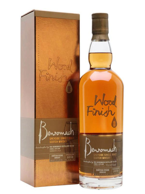 Benromach Speyside Single Malt Scotch Whiskey Wood Finish Chateau Cissac
