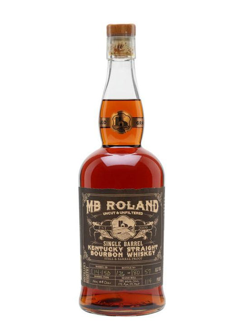 MB Roland Pot Distilled Grain To Glass Single Barrel Kentucky Straight Bourbon Whiskey Still Barrel Proof The Bourbon Enthusiast  (Barrel # A27-16)