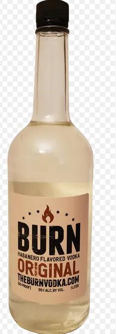 Burn Habanero Flavored Vodka Original