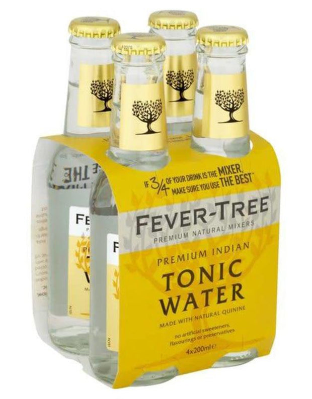 Fever Tree Indian Tonic water  (4 pack)
