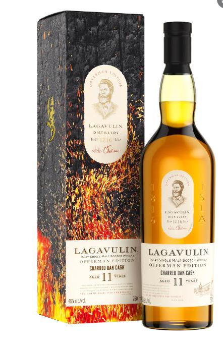 Lagavulin Islay Single Malt Scotch Whisky Offerman Edition Charred Oak Cask 11 year 750 ml