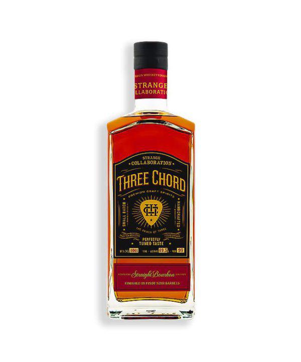 Three Chord Strange Collaboration Small Batch Kentucky Straight  Bourbon Finished in Pinot Barrels
